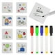 thumbnail image 1 of Pizarra blanca de lona Toy PicassoTiles con 8 azulejos magnéticos, 1 of 6