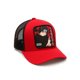 thumbnail image 1 of NARUTO Gorra trucker Itachi Uchiha roja y negra ajustable unisex visera curva, 1 of 5