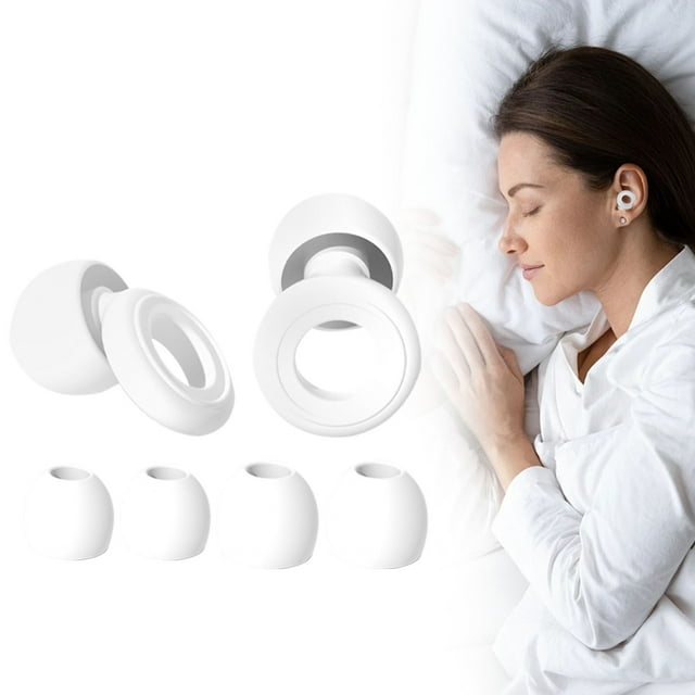 Life Tools Boucle Silencieux 2 Bouchons d'Oreilles Confortables Réutilisables Réduction du Bruit Bouchons d'Oreilles pour Sommeil Concentration Profonde Voyage Sensibilité / Audition Flexible / Ajustement Personnalisable