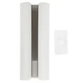 thumbnail image 1 of Dispensador de vasos de papel, cubierta a prueba de polvo, plástico, ahorro de espacio, ventana visible, soporte para vasos, soporte de pared para vasos de papel, color blanco, 1 of 5