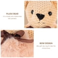 thumbnail image 3 of LLavero de oso de peluche, llavero de oso de dibujos animados, bolsa, regalo ornamental colgante, 1 ud., 3 of 6