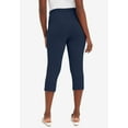 thumbnail image 2 of Jessica London Women's Plus Size Everyday Stretch Cotton Capri Legging, 2 of 5