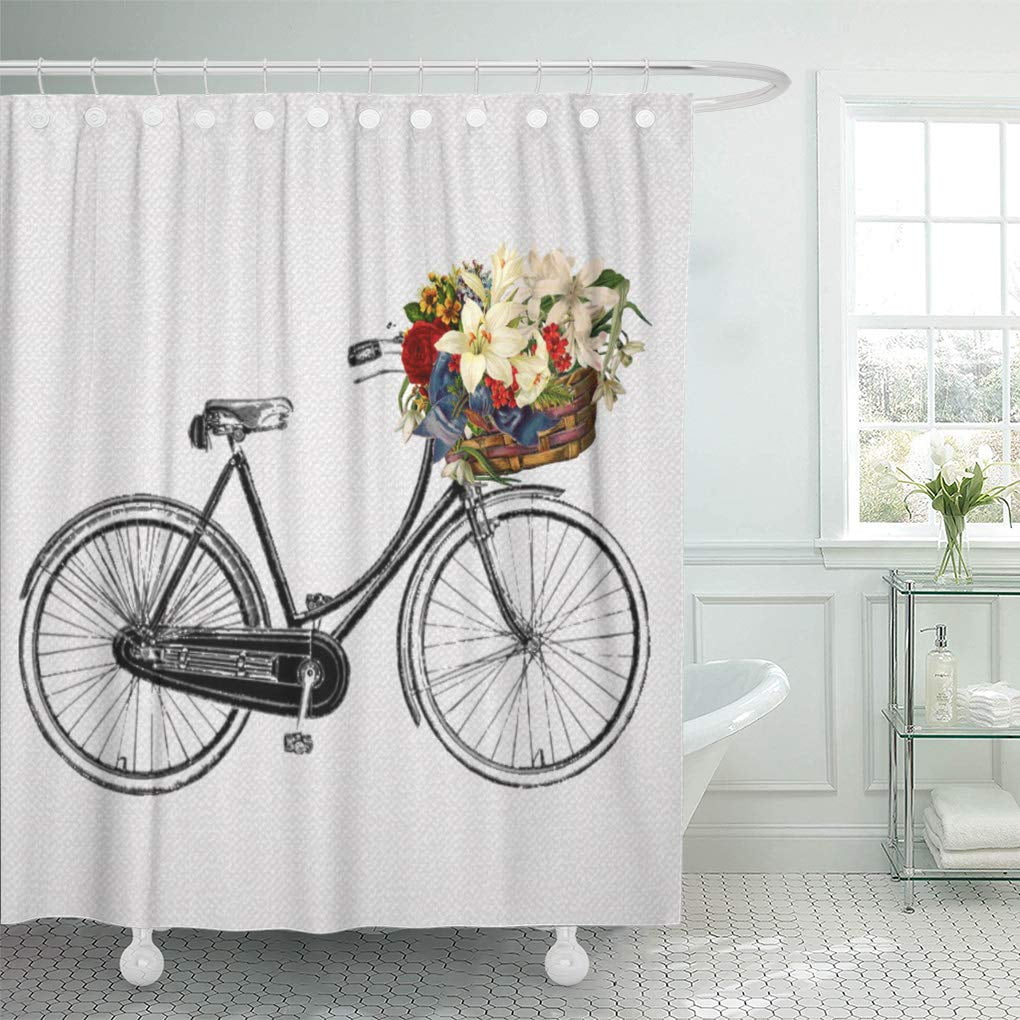 CYNLON Designer Bicycle Flower Bike Lighthouse Route Pretty Unique