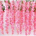 thumbnail image 1 of Wisteria Flower String Vine Decorative Rattan for Home Wedding and Party Decoration 10PCS, 1 of 7