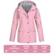 thumbnail image 5 of Chaqueta cortavientos con capucha para mujer, abrigo de escalada, impermeable, para lluvia, tops, 5 of 5