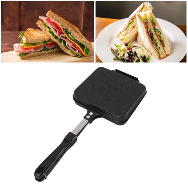 Sandwich Maker Pan, Efficient and Effortless Cooking Waffle Maker Versatile Flip Grill Pan Easy to Clean and Maintain Breakfast Maker for Gas Induction Stove