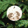 thumbnail image 5 of Hedgehogs Talking to Each Other Illustration Ceramic Ornament Animals Hedgehog Xmas Tree Ornaments Christmas Tree Gifts Gift Ideas for Home Decor, 5 of 5