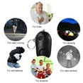 thumbnail image 5 of Alarma personal Irfora Alarma personal 120-130dB Safe Sound emergencia autodefensa seguridad llavero de alarma LED linterna para mujeres niñas niños ancianos Explorer, negro, 1 paquete Irfora Alarma personal, 5 of 5