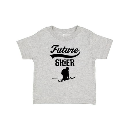 

Inktastic Skiing Future Skier Gift Baby Boy or Baby Girl T-Shirt