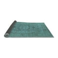 thumbnail image 2 of Ahgly Company Indoor Square Oriental Light Blue Industrial Area Rugs, 8' Square, 2 of 4