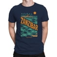 thumbnail image 2 of Zanzibar Tanzania Beach Vibes Men's T-shirt, 2 of 3