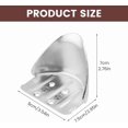thumbnail image 5 of 2 Pack Drywall Stilts Heel Bracket Replacement Kits, Stilt Heel Bracket Replacement Kit Aluminum Adjustable Part for Painting(Silver), 5 of 9