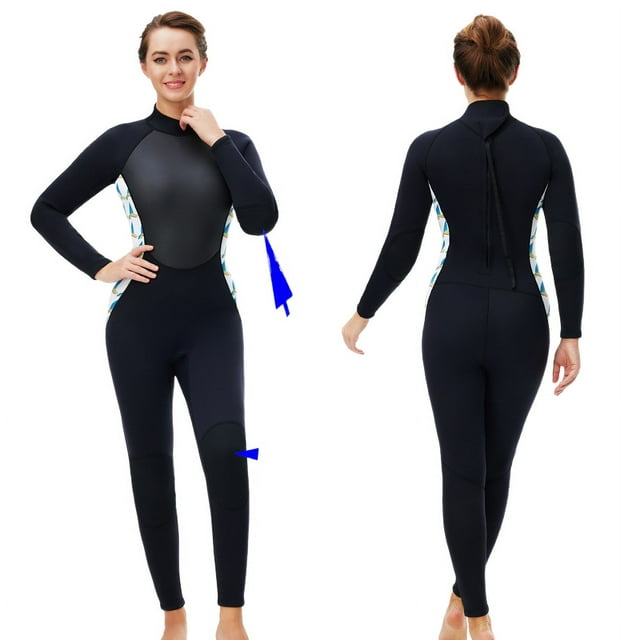 Combinaison de Plongée pour Hommes et Femmes, Chaude et Anti-Froid, 3/5mm, Natation d'Hiver, Protection Solaire