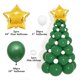 thumbnail image 3 of 1 juego de arco de globos navideños, kit de Papá Noel, ciervo, caja de regalo de dulces rojos navideños, globo de aluminio para decoraciones navideñas, suministros para fiestas, 3 of 5