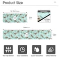 thumbnail image 3 of Yayeee Faucet Mat for Kitchen Sink 30" Diatomite Long Splash Guard Pad, Green Otters Pattern, 2 Pack, 3 of 7