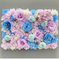 thumbnail image 1 of Suministros de boda, pared de flores artificiales, rosas, peonías, hortensias, flores de seda, hilera de flores falsas, fondo de flores artificiales para boda, decoración de pared, 1 of 6