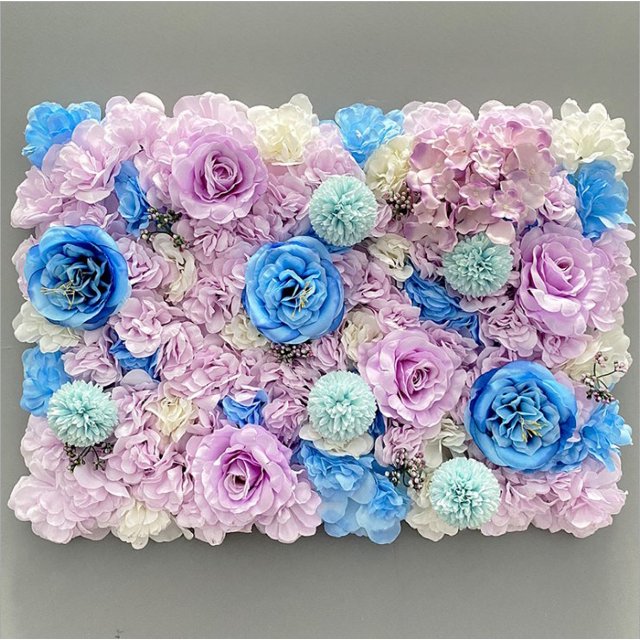 Suministros de boda, pared de flores artificiales, rosas, peonías, hortensias, flores de seda, hilera de flores falsas, fondo de flores artificiales para boda, decoración de pared
