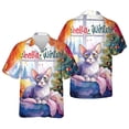 thumbnail image 3 of Watercolor Hello Winter Devon Rex Chill Christmas Welcome Hawaiian Shirt Breathable Summer Unisex Merch Cat Lover Kitten Owner Gifts - 00016, 3 of 6