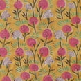 thumbnail image 5 of Handblock Print Cotton Tablecloth – Red Floral Cotton Indian Table Cover with Floral Block Print – Washable Dining Table Linen (60 Inches Round), 5 of 5