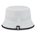 thumbnail image 4 of Men's New Era White/Black Miami Heat 2025 NBA Draft Nylon Bucket Hat, 4 of 4