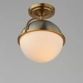thumbnail image 2 of 12410SWSNSBR-Maxim Lighting-Duke - 1 Light Semi-Flush Mount-10.75 Inches Tall and 9.5 Inches Wide-Satin Nickel/Satin Brass Finish, 2 of 5