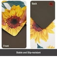 thumbnail image 5 of Sunflower Kitchen Rugs and Mats Sets of 2 Anti Fatigue Floor Mat Waterproof PVC Leather Non Slip Kitchen Mats for Floor Doormat for Kitchen Comfort Standing Mats Area Rugs Carpet Decor, 5 of 6