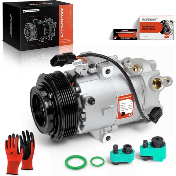 A-Premium Air Conditioner AC Compressor with Clutch Compatible with Hyundai Elantra 2.0L 2017-2020