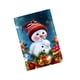 thumbnail image 4 of Ounissouiy Resina Navidad muñeco de nieve pintura de cristal portátil sin marco decorativo colgante de pared dormitorio sala de estar Artesanía, 4 of 6