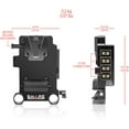 thumbnail image 4 of Shape Multi D-Tap V-Mount Battery Plate with 15mm LWS Rod Mount, 4 of 6