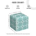 thumbnail image 4 of Tissue Blue Print Box Cover Holder, Square by Xecao - Leather Decorative Organizer for Tabletop, Bathroom, Car, Office, 4 of 8