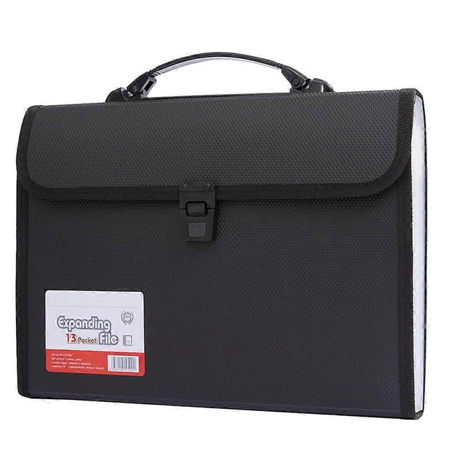 Hand Accordion Business Bag Portable Large Capacity Handheld Bag for Women Men