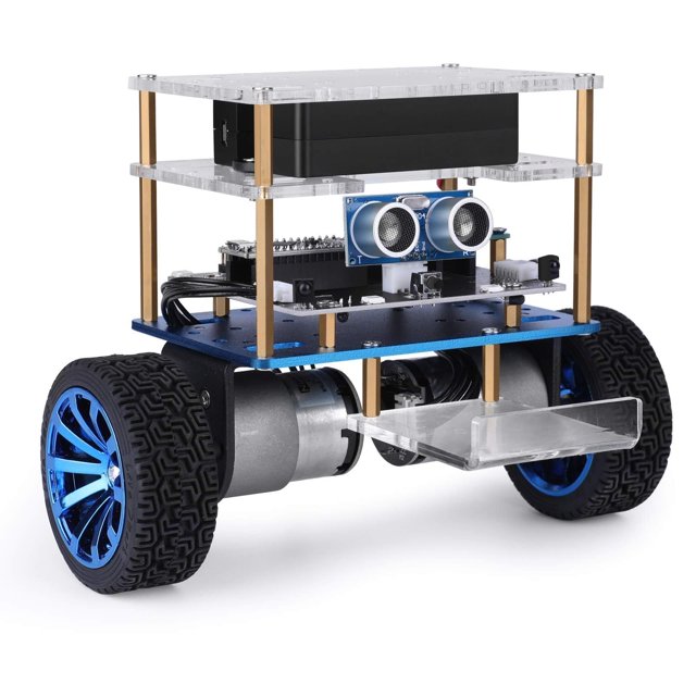ELEGOO Kit de Robot Voiture Auto-Brillant Compatible avec Arduino, Kits STEM Jouets STEM pour Enfants