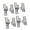 8 silver, variant on Wall Mount Gate Hinges Steel Heavy Duty Door Hinges Flat surfaces Hinges Quick Installs for Farm gate & Wooden Fence