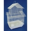 Ymlgroup 5844 3 by 8" Bar Spacing Pagoda Small Bird Cage - 18"x14" in White