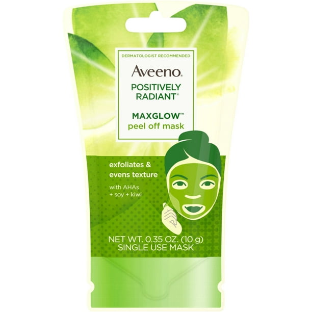 AVEENO Positively Radiant MaxGlow Peel Off Exfoliating Face Mask with