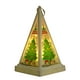 thumbnail image 2 of Fiudx Adorno Navideño de Estrella, Decoración de Madera Brillante, Diseño Festivo, Colgante Único, Decoración Navideña para El Hogar, Material Duradero, Tamaño 17 X 9,5 X 9,5 Cm, 2 of 7