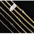 thumbnail image 6 of 10K Real Semi Solid Gold Franco Chain Necklace and Bracelets, 1.8mm - 4mm Real 10K Yellow Gold Franco Chain,10k Gold Franco Chain (Width:2.8mm; Necklace length:22;), 6 of 10
