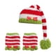 thumbnail image 1 of KAKOWELY Gorro de ganchillo hecho a mano para bebé recién nacido, estilo navideño, accesorios para fotografía de bebé, 1 of 4