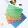 thumbnail image 6 of 1 Pack Plastic File Folders with Snap Button Closure,A4 Document Envelopes for School,Office,Hom,Poly Filing Folders,Letter Size,Assorted Colors,Extra Heavy/18c（Random Color）, 6 of 9