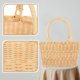 thumbnail image 4 of unbranded Cesta De Ratán Beige Para Almacenamiento Decorativo Con Asa Y Tejido Natural, 4 of 7