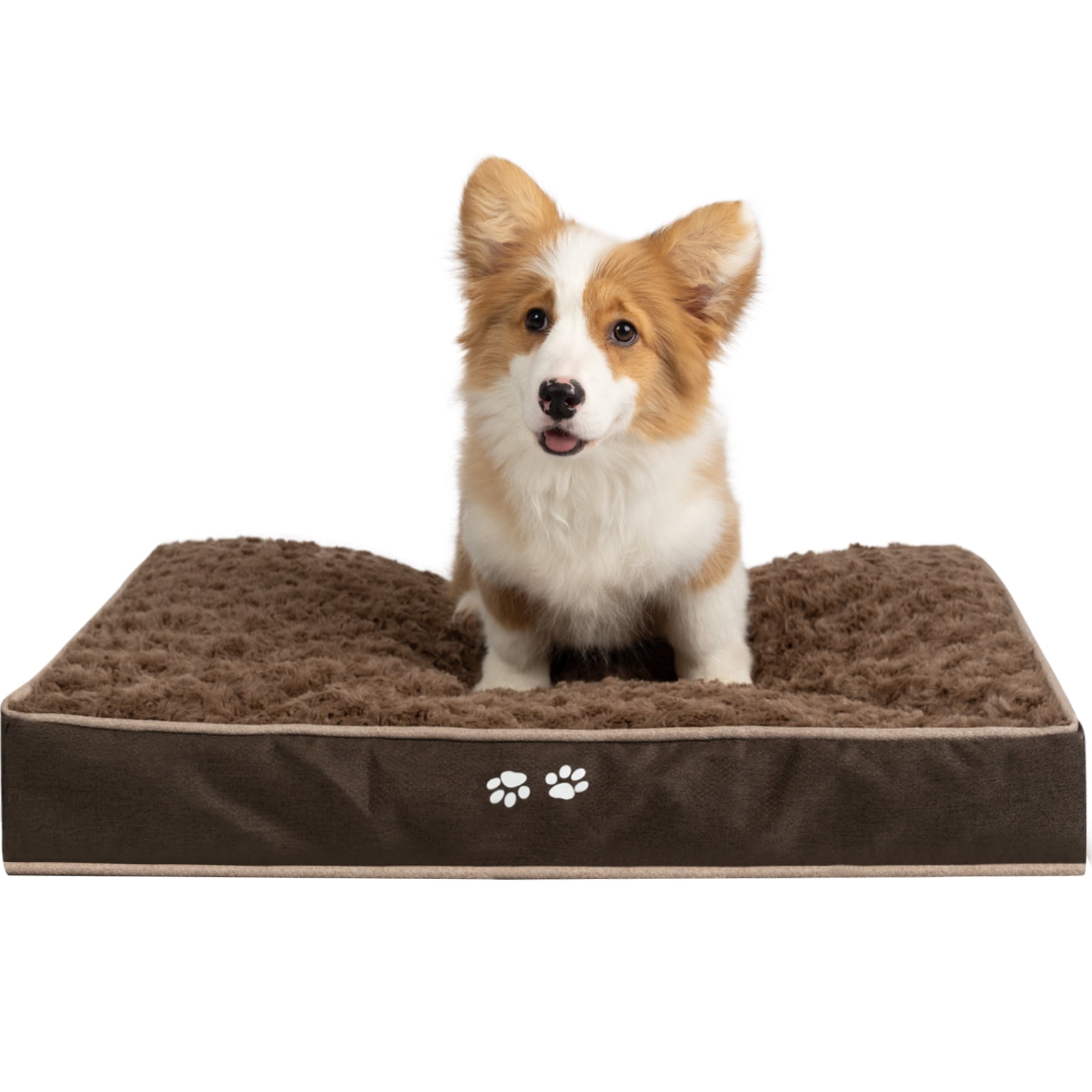 KROSER Dog Bed Mattress, Thick Pet Crate Bed Pad Super Soft with