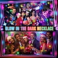 thumbnail image 6 of 12 PCS Flashing Crystal Star Necklaces, Glow Necklaces Bulk Light up Party Favors, LED Glow in The Dark Necklaces for Kids Adults Birthday Glow Party Rave Halloween Goodie Bags Filler, 6 of 7