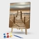 thumbnail image 1 of Cuadros Decorativos Kit de pintura por números DIY puente de madera lienzo cuadro de arte al óleo decoración de la habitación del hogar JShteea Nuevos Originales, 1 of 9