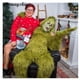 thumbnail image 2 of Disfraz de Papá Noel peludo para Halloween 2024, nuevo disfraz de juego de rol navideño, conjunto de disfraz verde navideño, disfraz de Papá Noel para cosplay navideño, 2 of 4