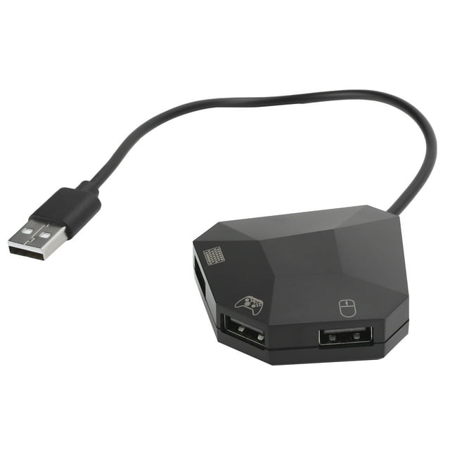 Adaptador convertidor de ratón, convertidor de teclado y ratón, adaptador de controlador apariencia novedosa para PS4 Xbox360 PS3 Xbox One,Keyboard and Mouse Converter Converter For Switch Keyboard an Higoodz Accesorios electrónicos