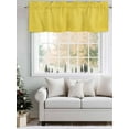 thumbnail image 5 of Valances for Windows Vintage Linen Rod Pocket Cafe Window Treatments Valance Curtains for Kitchen Bathroom Laundry Basement Windows 54"x18", 5 of 9