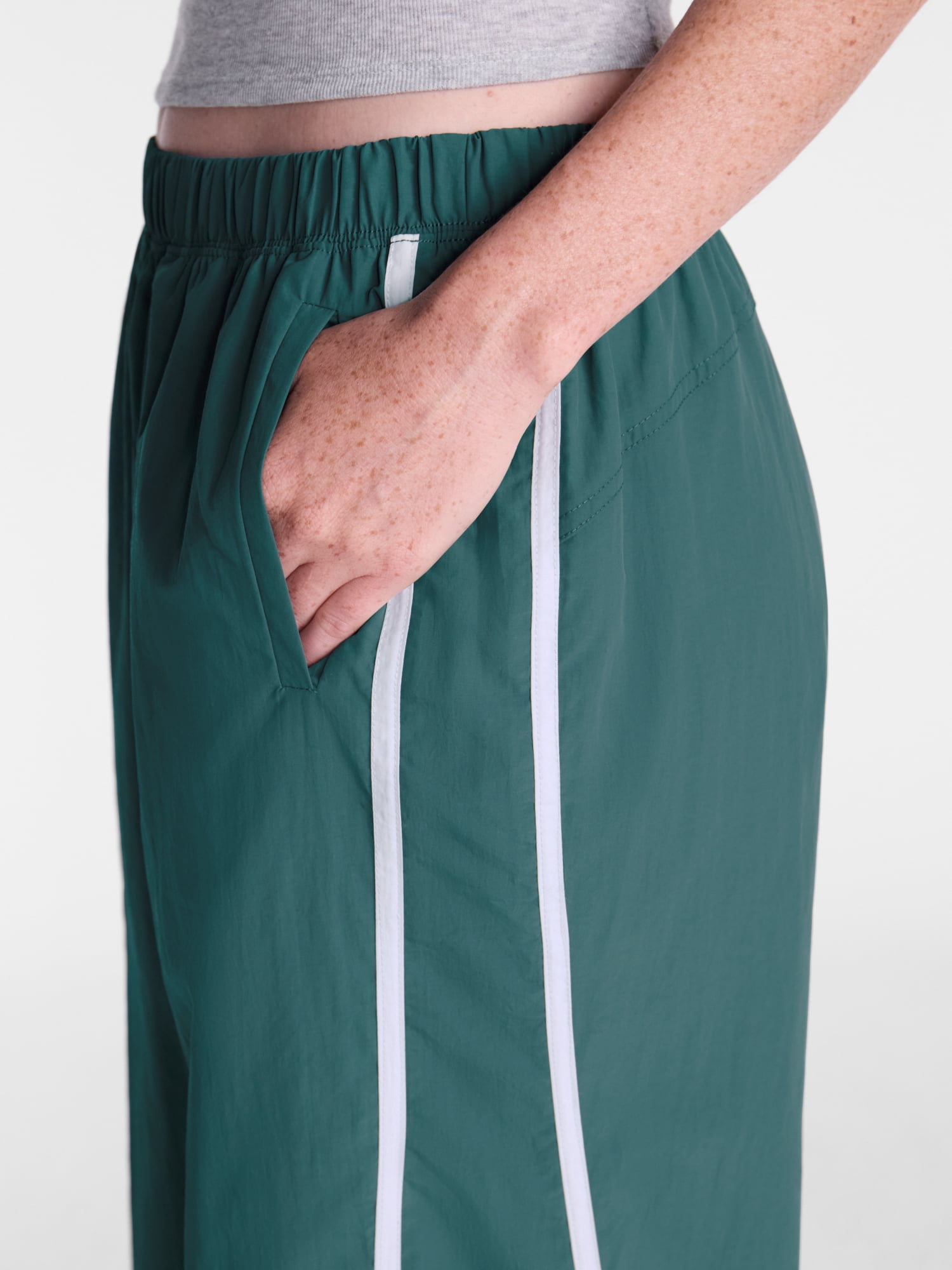 No Boundaries Nylon Track Pants, 29.5'' Inseam, Women's XXS-XXL