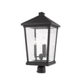 thumbnail image 3 of 3 Light Outdoor Post Mount Lantern In Transitional Style 12 Inches Wide By 23.5 Inches High Z-Lite 568Phxlr-Orb, 3 of 5