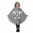 thumbnail image 3 of Zylarhe Kids Halloween Jumpsuits Dance Themed Stage Performance Party Outfit Playful Home Wear for Toddlers Grey 5-6 Years, 3 of 8