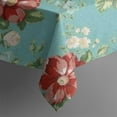 thumbnail image 5 of Pioneer Flower Floral Print Pattern Square Tablecloth,Waterproof Square Table Cover,Wipeable Spillproof Washable Table Cover for Home Kitchen Party Decor 52"x52"(132x132cm), 5 of 6